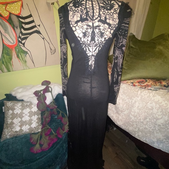 Black Maxi Dress - Picture 4 of 4